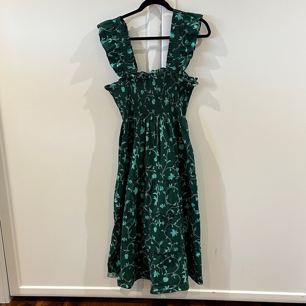Hill House Emerald Floral Nap Dress